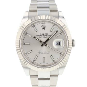  Rolex Datejust 41 Fluted Silver Dial 126334 </h1> 
