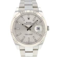 Thumbnail von Rolex Datejust 41 Fluted Silver Dial 126334 </h1>