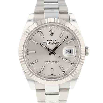  Rolex Datejust 41 Fluted Silver Dial 126334 </h1> 
