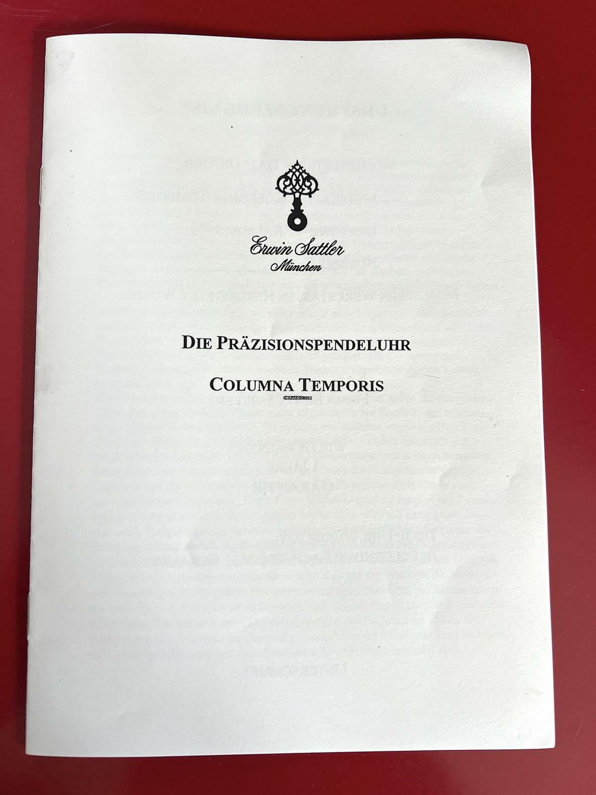 Thumbnail von Erwin Sattler Columna Temporis </h1>