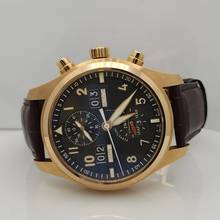 Thumbnail von IWC Fliegeruhr Spitfire Perpetual Calendar Digital Date-Month Pilot Spitfire Perpetual Calendar Flyback Ouro Rosé 46mm Completo