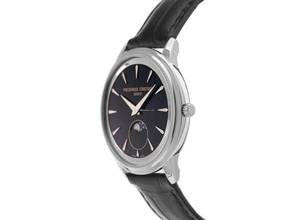 Thumbnail von Frederique Constant Classics Mondphase Stahl Quarz Armband Krokoleder 37mm Ref.FC-206B3S6 Full Set Neu