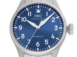 Thumbnail von IWC Große Fliegeruhr Big Pilot´s Watch Stahl Automatik Armband Stahl 43mm Ref.IW329304 Bj.2024 Box&Pap. Full Set Ungetragen