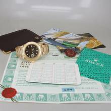 Thumbnail von Rolex Yacht-Master 40 18k Gold Tropical Dial LC 100 Full Set </h1>
