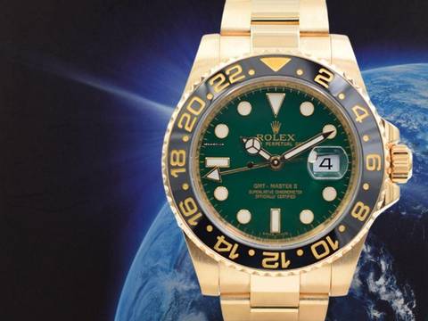  Rolex GMT-Master II 116718ln Green 2011 - Full Set </h1> 
