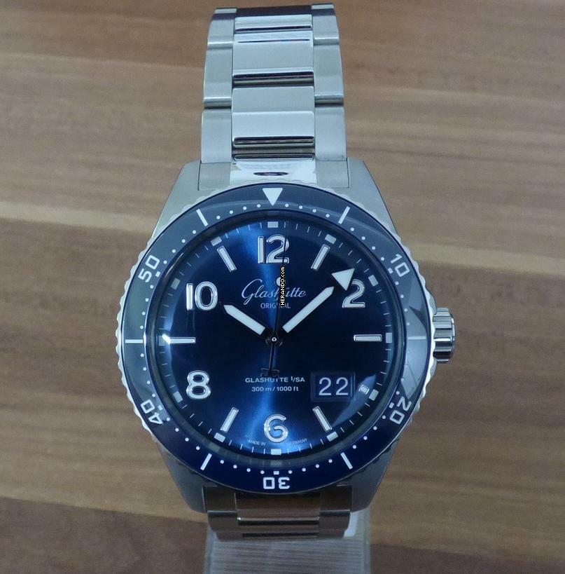 Glashütte Original SeaQ Panoramadatum Panorama Date ungetragen Box und Papiere </h1>