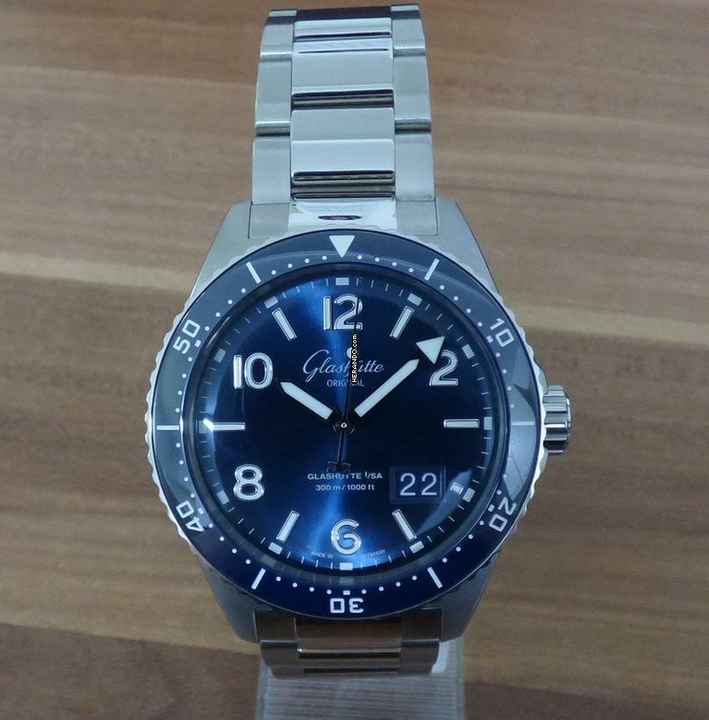  Glashütte Original SeaQ Panoramadatum Panorama Date ungetragen Box und Papiere </h1> 