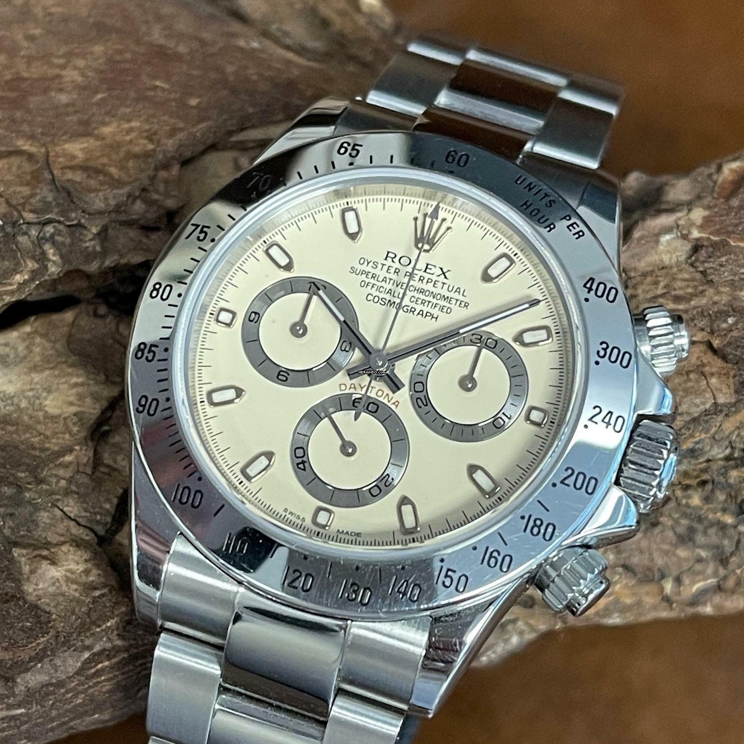 Rolex Daytona Daytona - LEMON DIAL - Ref. 116520 - FULL SET 2003 - LC100 </h1>