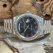 Thumbnail von Rolex Day-Date II Weißgold - Ref. 218239 - FULL SET 2014 </h1>