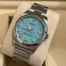 Thumbnail von Rolex Oyster Perpetual 36 126000 2024/06 tiffany Eu white tag unworn ungetragen B&P 36mm </h1>