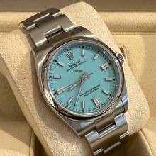 Thumbnail von Rolex Oyster Perpetual 36 126000 2024/06 tiffany Eu white tag unworn ungetragen B&P 36mm </h1>