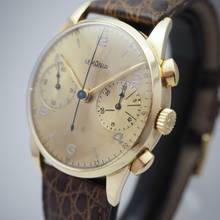 Thumbnail von Lemania Chronograph Vintage Cal.15TL - Gold 18k/750 </h1>