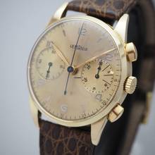 Thumbnail von Lemania Chronograph Vintage Cal.15TL - Gold 18k/750 </h1>