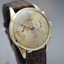 Thumbnail von Lemania Chronograph Vintage Cal.15TL - Gold 18k/750 </h1>