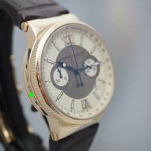 Thumbnail von Ulysse Nardin Marine Chronograph Maxi Marine Chronograph 356-66 18K/750 Roségold Box+Papiere