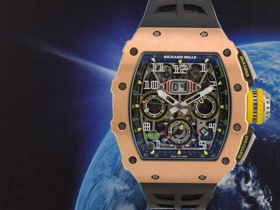  Richard Mille RM 011 Rm11-03 Rose Gold - Titanium  
