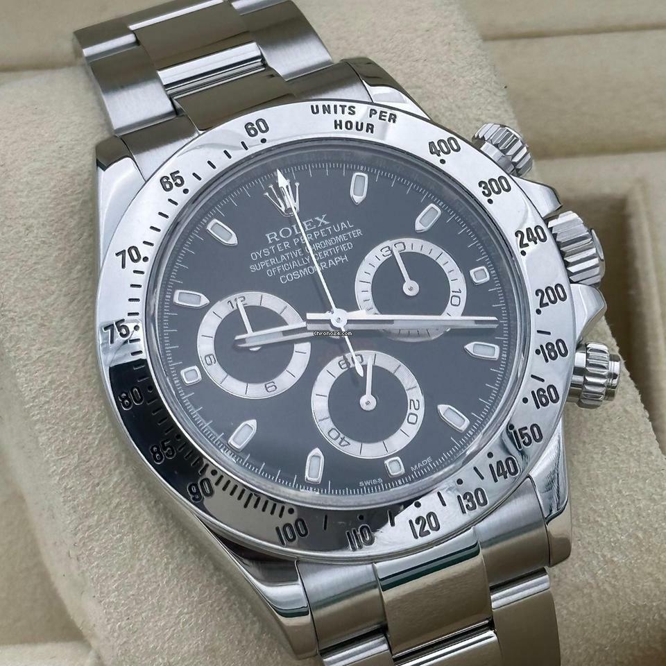 Rolex Daytona Ref.116520 Eu 11/2015 chromalight Box&Papers TOP schwarz </h1>