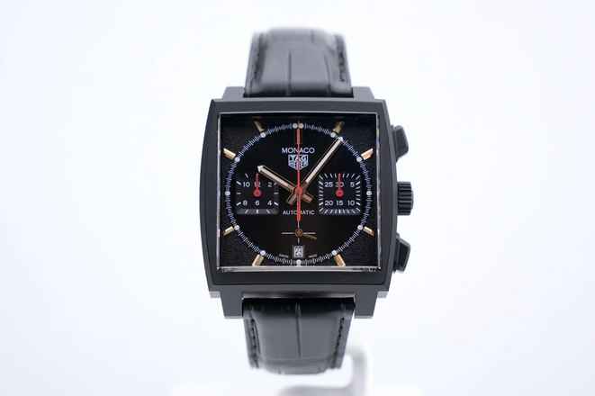  TAG Heuer Monaco Calibre Heuer 02 Titanium DLC Black Dial - With Box And Papers - 24 Months Warranty CBL2180.FC6497 2022  