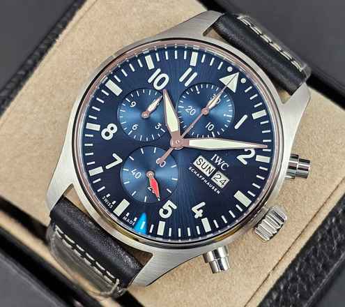  IWC Fliegeruhr Chronograph Pilot Chronograph 41mm IW388101 Blue Dial Unworn/New Condition Full Set 2026 