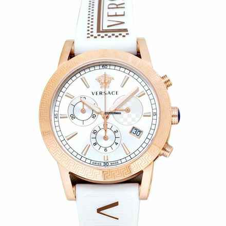  Versace VELT01321 - Quartz White Dial Stainless Steel Unisex Watch </h1> 