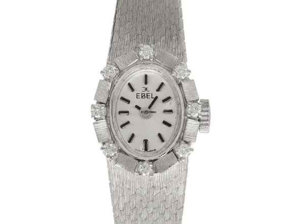  Ebel Art Deco Lady 18kt Weißgold 1978 original Box sehr gut Vintage  