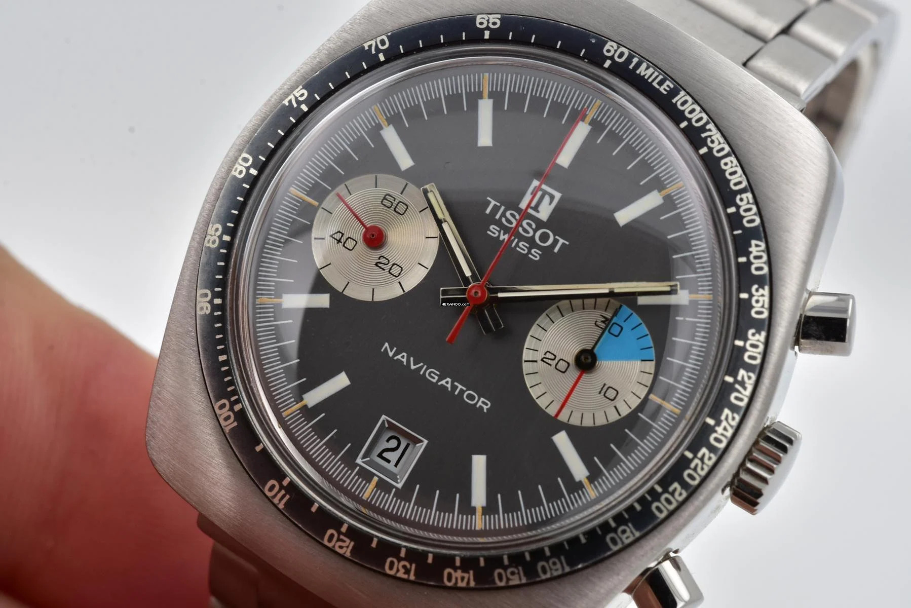 Thumbnail von Tissot Navigator Chronograph 40532 Vintage Mint