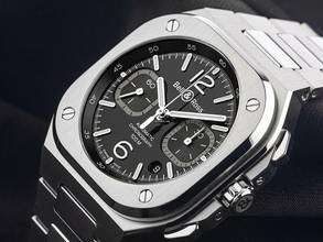 Thumbnail von Bell & Ross BR 05 Chrono Black Steel Ref.BR05C-BLC-ST SST 2024 Full Set Neu