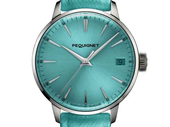  Pequignet Attitude Ocean Blue Ref.9064473 CV Full Set Neu  
