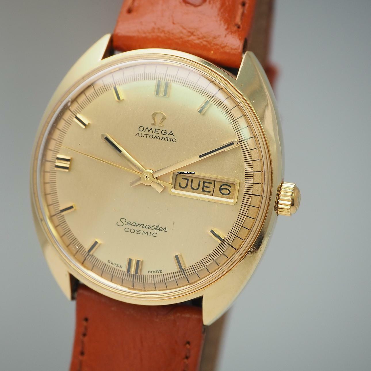 Omega Seamaster Cosmic Automatik Gold 18k/750 166.049 </h1>