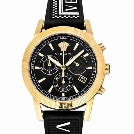  Versace VELT00119 - Quartz Black Dial Stainless Steel Men's Watch </h1> 