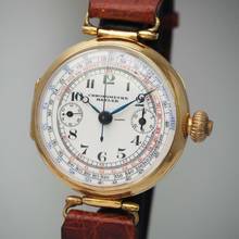 Thumbnail von Hasler Chronometer Chronograph Vintage Gold 18k/750 um 1930