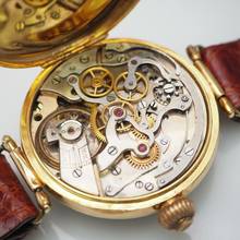 Thumbnail von Hasler Chronometer Chronograph Vintage Gold 18k/750 um 1930