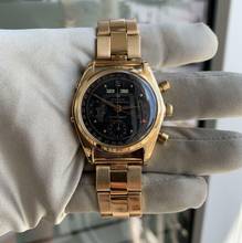 Thumbnail von Rolex Chronograph Dato Compax 4767 Jean-Claude Killy chronograph black dial Pink gold 18KT 1947's </h1>