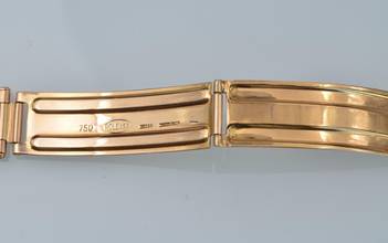 Thumbnail von Rolex Chronograph Dato Compax 4767 Jean-Claude Killy chronograph black dial Pink gold 18KT 1947's </h1>