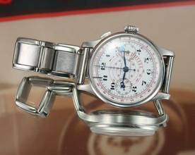 Thumbnail von Longines Mega Rare Caliber 15 Oversize steel chrono vintage no 13ZN </h1>