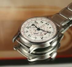 Thumbnail von Longines Mega Rare Caliber 15 Oversize steel chrono vintage no 13ZN </h1>