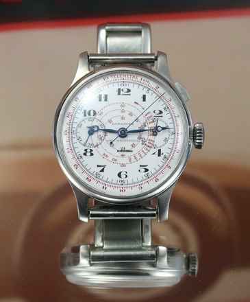  Longines Mega Rare Caliber 15 Oversize steel chrono vintage no 13ZN </h1> 