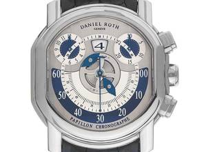 Thumbnail von Daniel Roth Papillon Chronograph Ref.319.Z.60.394.CM.BD 2005 orig.Box wie Neu Vintage </h1>