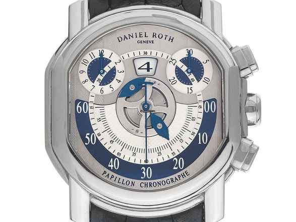  Daniel Roth Papillon Chronograph Ref.319.Z.60.394.CM.BD 2005 orig.Box wie Neu Vintage </h1> 