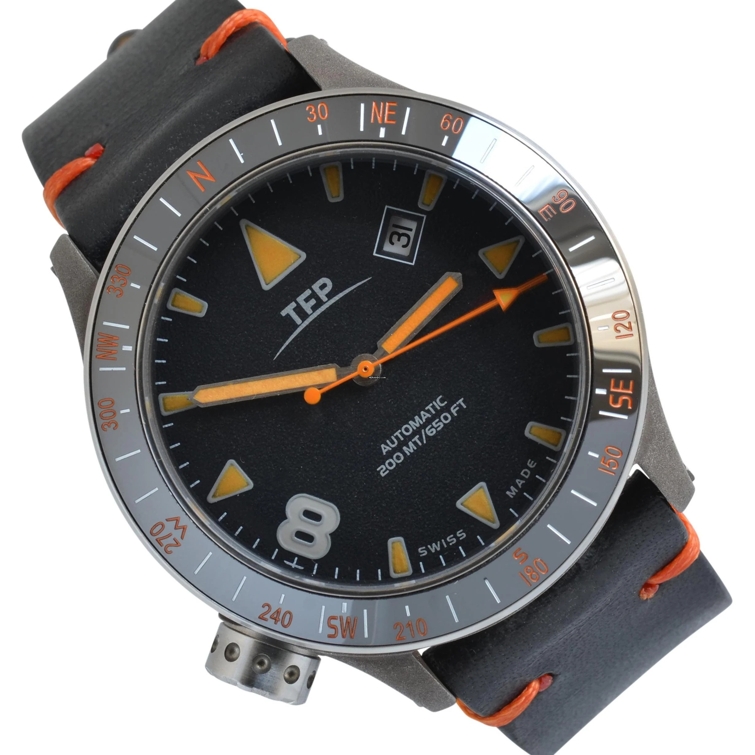  TFP WATCH Windrose Diver with date in Ceramic Dark Full Set NEW 2024’s </h1> 