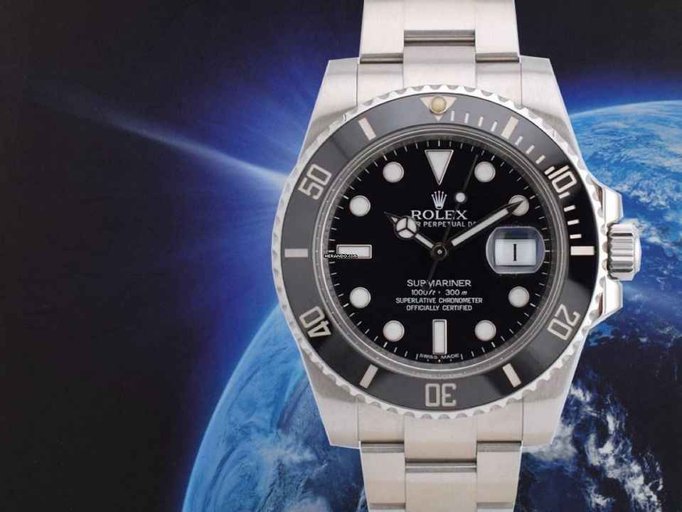  Rolex Submariner Date 116610ln Like New 2012 - Full Set  