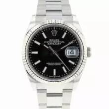 Thumbnail von Rolex Datejust 36 Oyster Fluted Black Dial </h1>