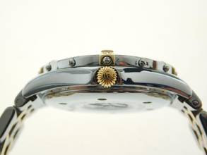 Thumbnail von Breitling Damenuhr 31 mm Stahl Gold mit Pilotband Stahl Gold Modell Sirius im Best Zustand </h1>