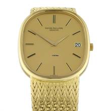 Thumbnail von Patek Philippe Ellipse d'Or Jumbo 18K BJ.1970 Box + Papers </h1>