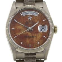 Thumbnail von Rolex Day-Date 36 Wood Dial Borke Finish Ref.18039 very rare </h1>