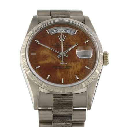  Rolex Day-Date 36 Wood Dial Borke Finish Ref.18039 very rare </h1> 