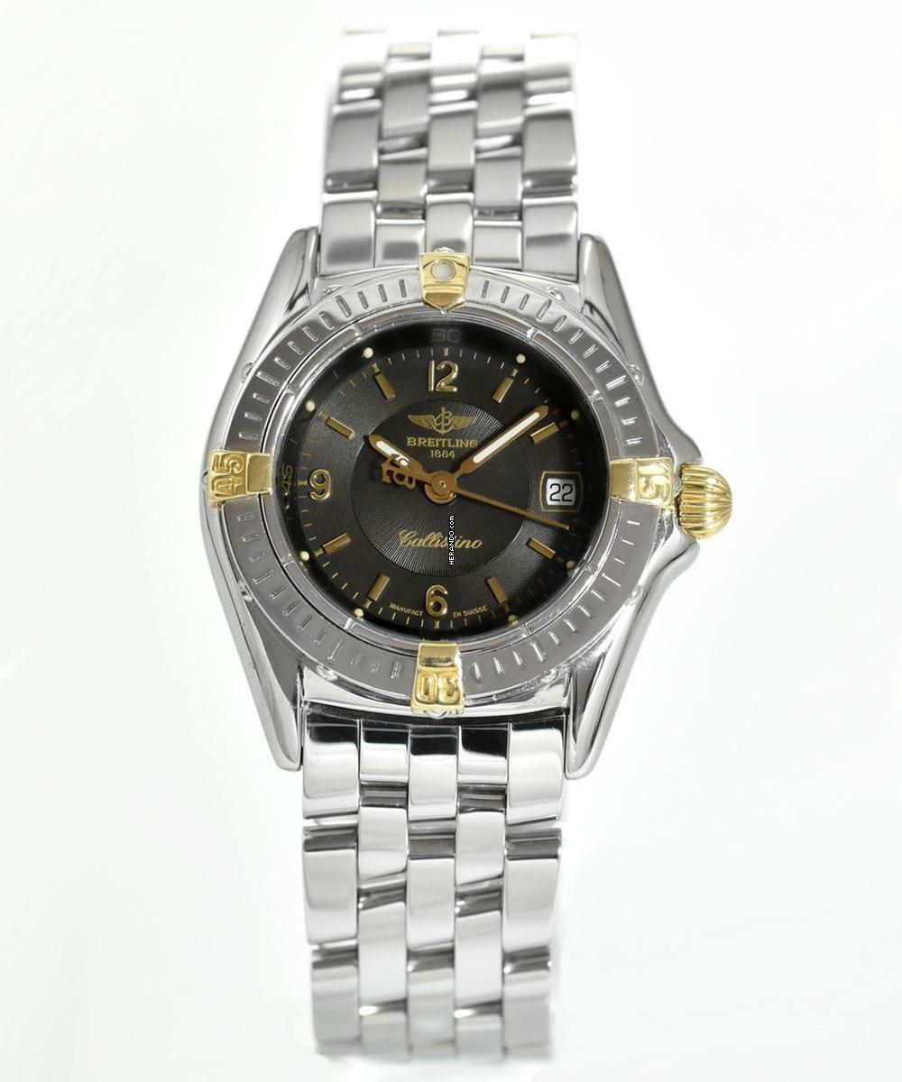  Breitling Callistino Damenuhr Stahl/Gold Ref. B52045.1  