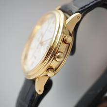 Thumbnail von Blancpain Villeret Rattrapante Chronograph 1186 Gold 18k/750 Box+Docs </h1>