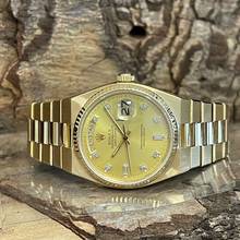 Thumbnail von Rolex Day-Date Oysterquartz 18K - Ref. 19018 - FULL SET 1983 LC100 </h1>