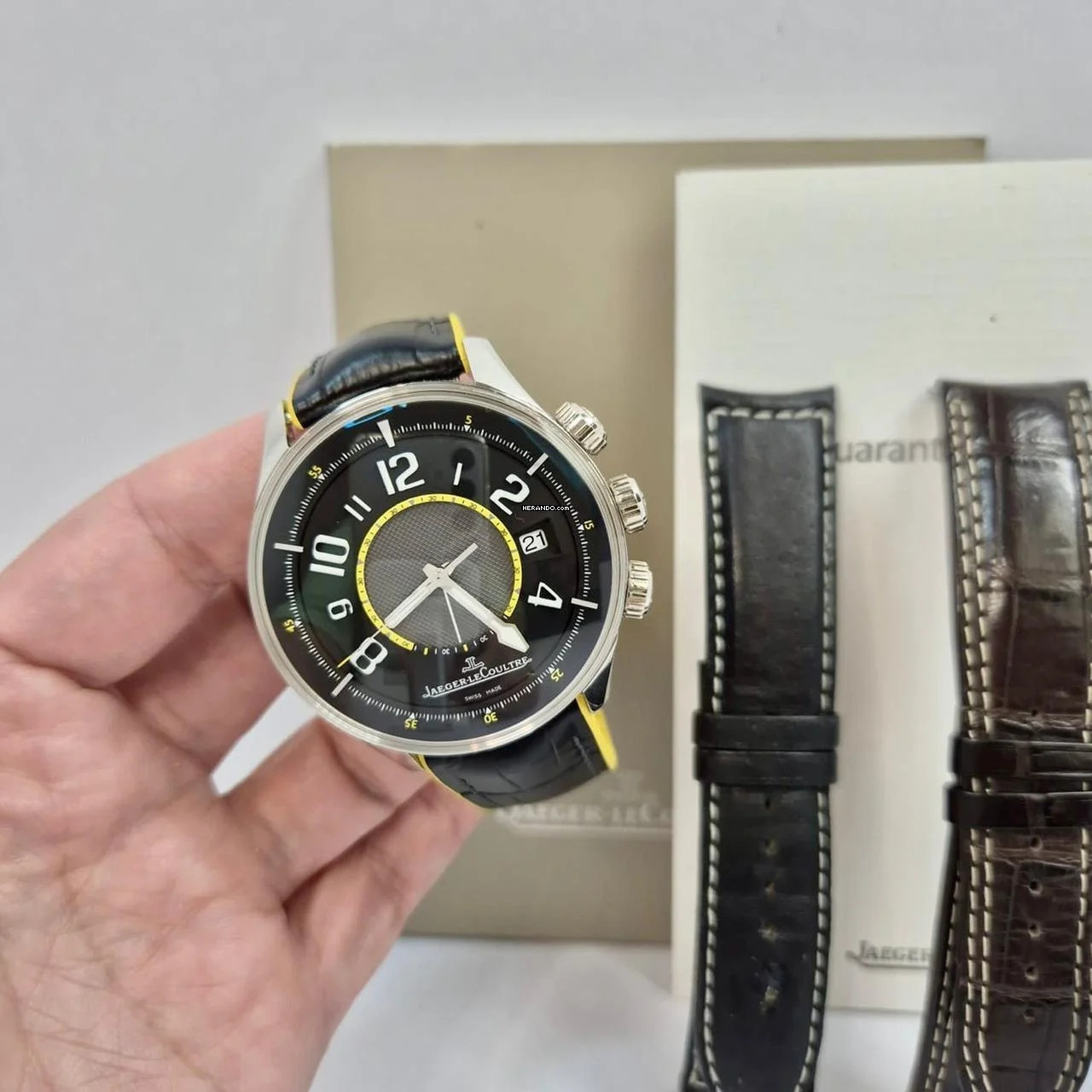  Jaeger-LeCoultre AMVOX Aston Martin Amvox Alarm Platina Limited Edition 44mm Automático 